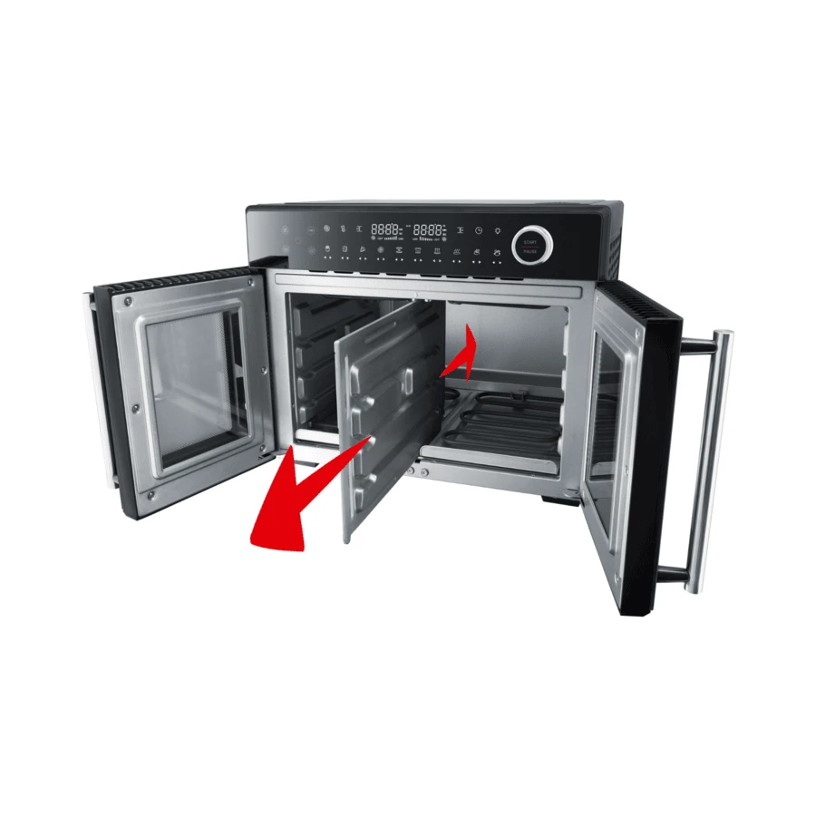 Steba Tri-Zone Airfryer 24 L Svart STAF24TRIZONE by Steba color Svart