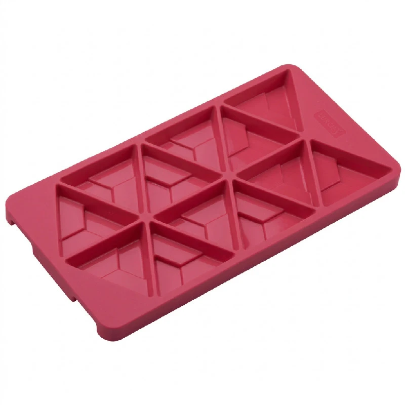 Lurch Sjokoladeform Large Silikon Rød 12x23,5cm LU83094 by LURch color Svart