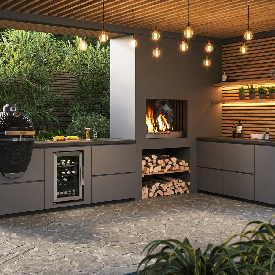 Caso BBQ Deluxe S-L Smart Flaskekjøleskap Rustfritt Stål CS708 by CASO color Svart