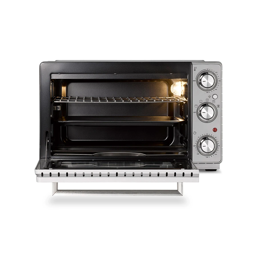 Caso TO26 SilverStyle Miniovn 26L 1650W Sølv CS2977 by CASO color Svart