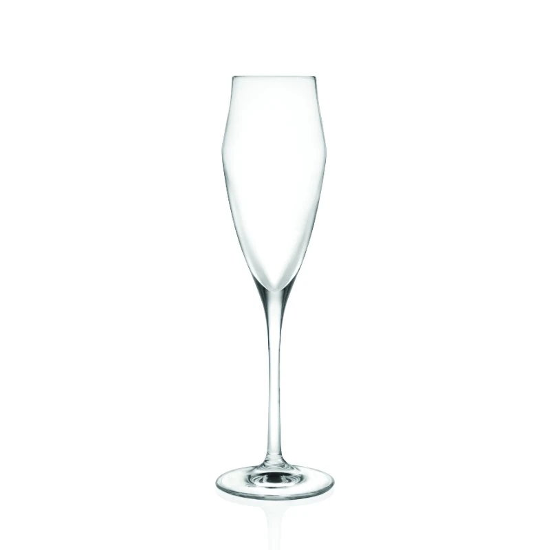 RCR EGO Champagneflute 18 cl 6 stk. 25492020406  color Svart