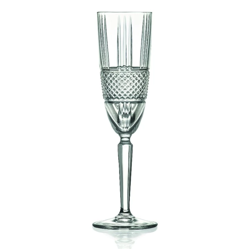 RCR BRILLANTE Champagneflute 19 cl 6 stk. 26968020406  color Svart
