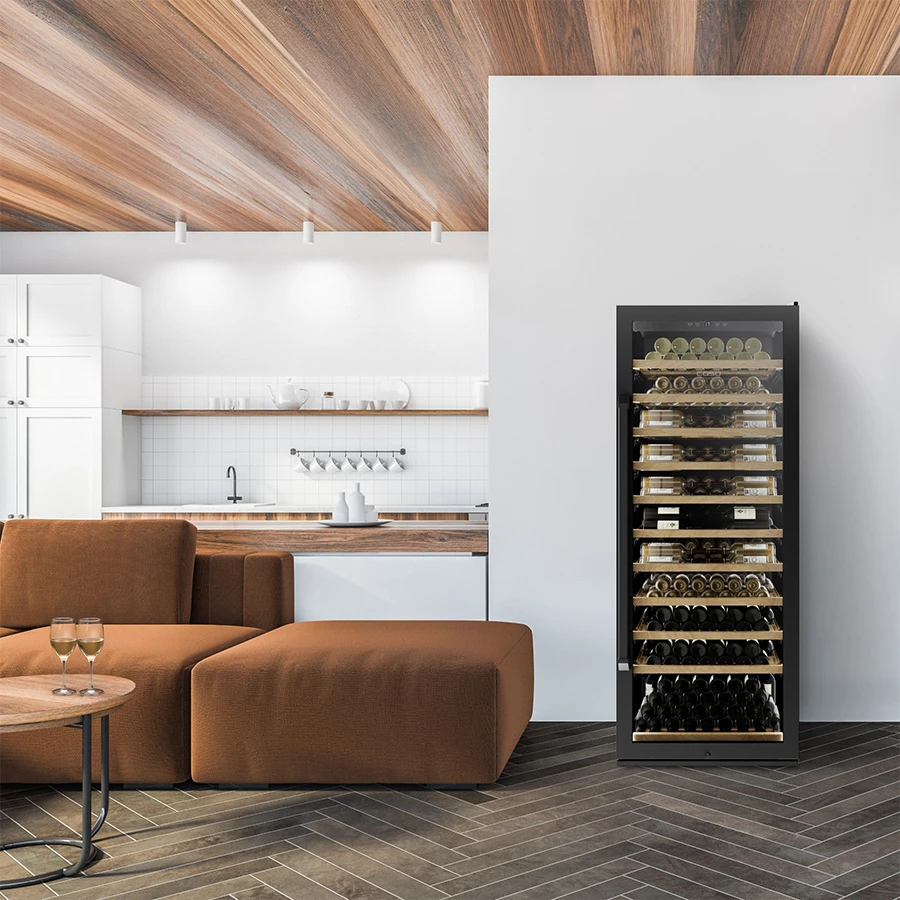 Caso WineSafe 300 Smart Vinskap Sort 805x800x2045mm CS664 by CASO color Svart