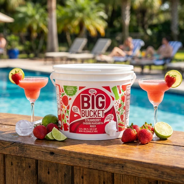 Master of Mixes Big Bucket Strawberry Daiquiri 2,8 L 19039MOM  color Svart