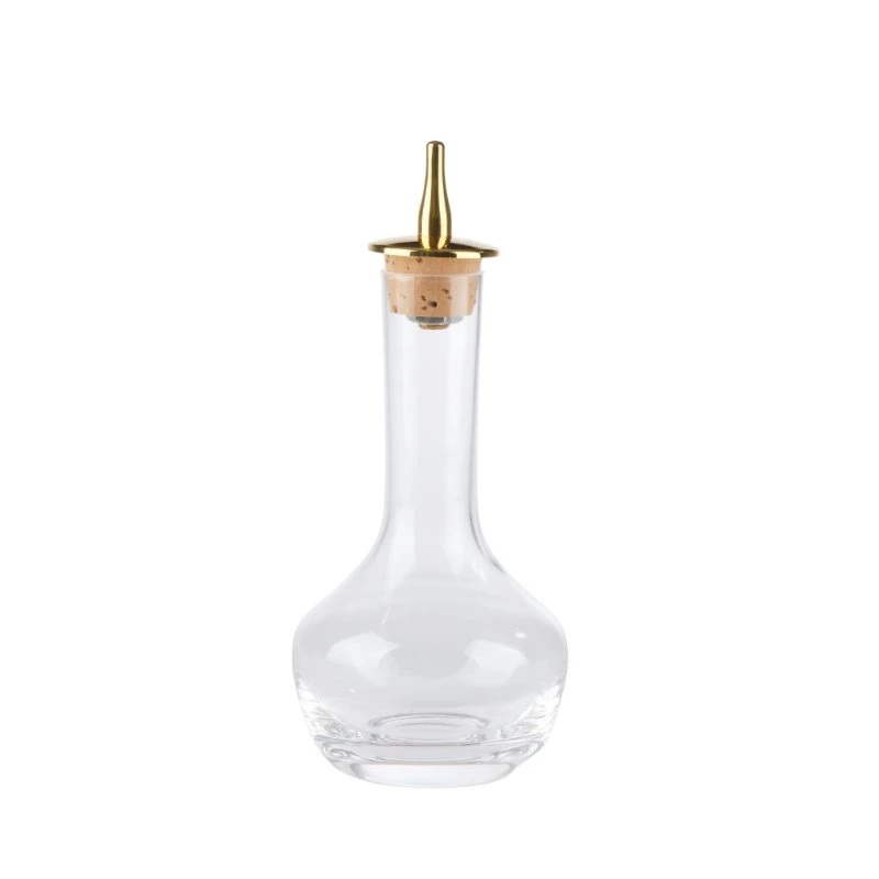 Bitterflaske 90 ml med gullhelletut BB0004G  color Svart