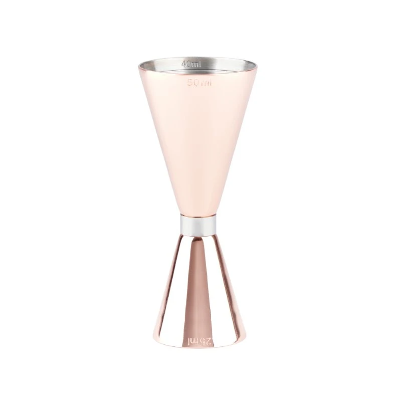 Slim Jigger 25/50ml Kobber med bånd JG0066C  color Svart
