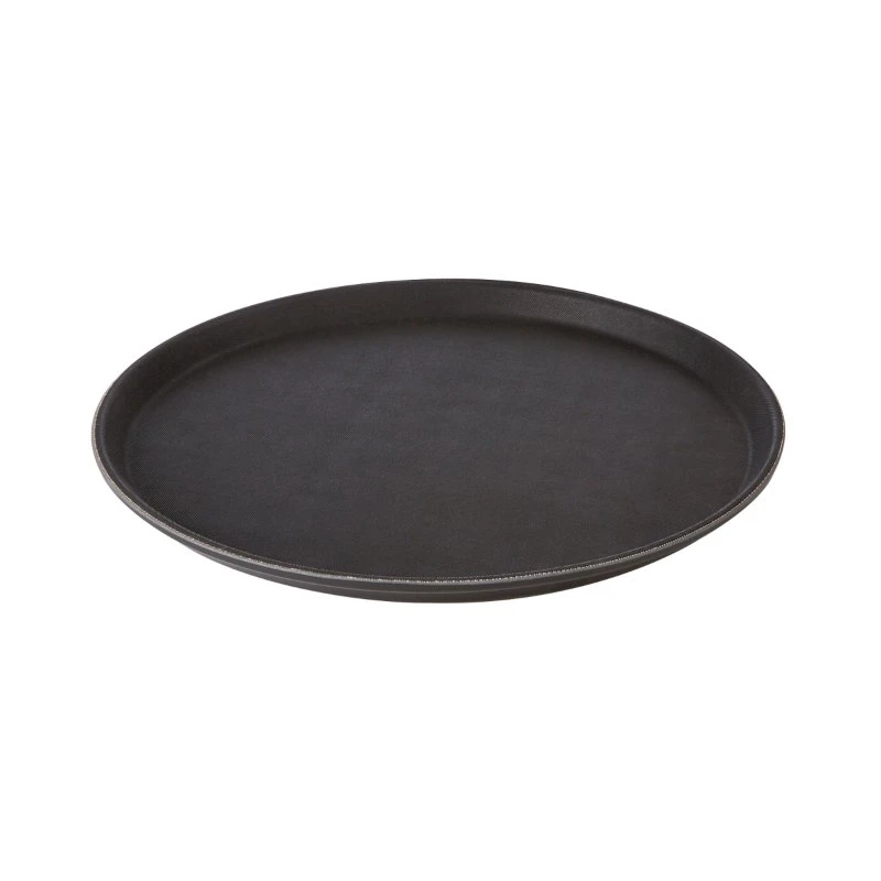 Svart Rundt Sklisikkert Brett 35,5 cm CB1006  color Svart