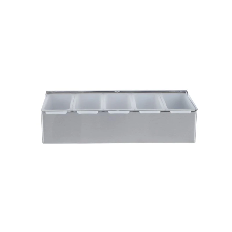 Garnish-stasjon med 5 rom CH5000S  color Svart
