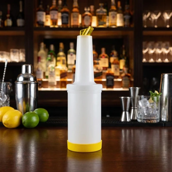 Store & Pour Flaske Gul 95 cl PQY0001  color Svart