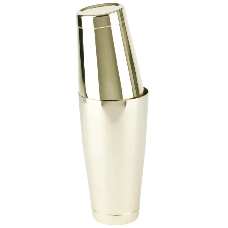 54/84cl Boston Shaker-sett Gull CS1110G  color Svart
