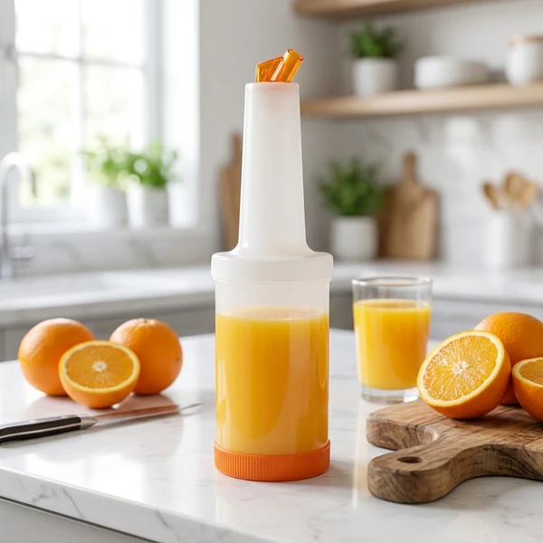 Juiceflaske Oransje 1L PQO0001  color Svart