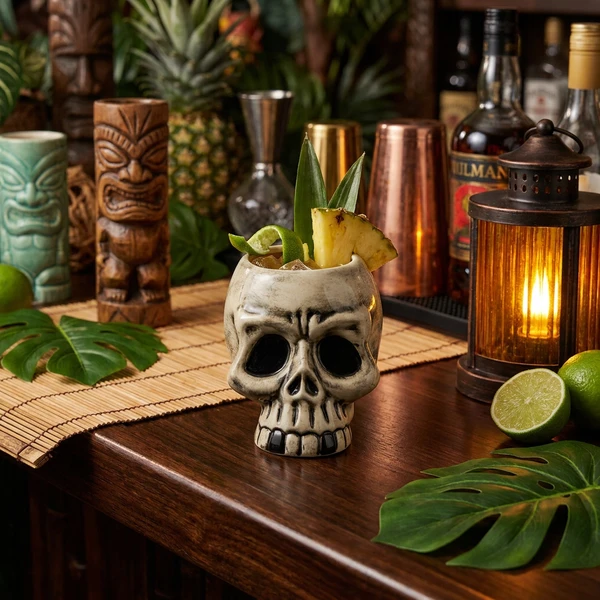 Tiki Krus Kjempekjeve Keramikk 70cl TK10041  color Svart
