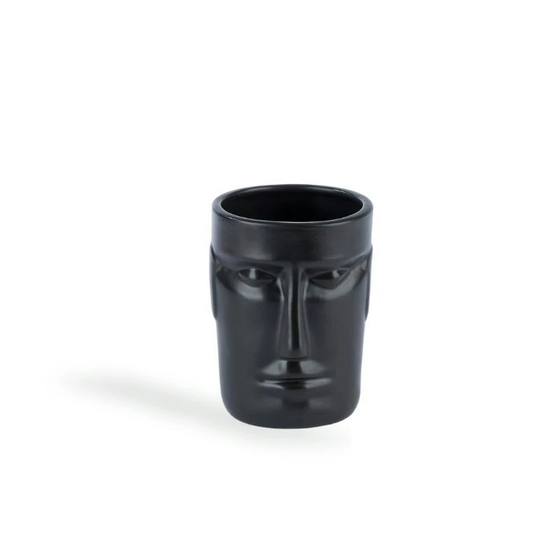 Tiki Krus Maka Keramikk Natur 50cl TK10079  color Svart