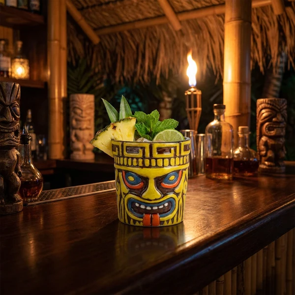 Tiki Krus Pele 43cl Keramikk TK10068  color Svart