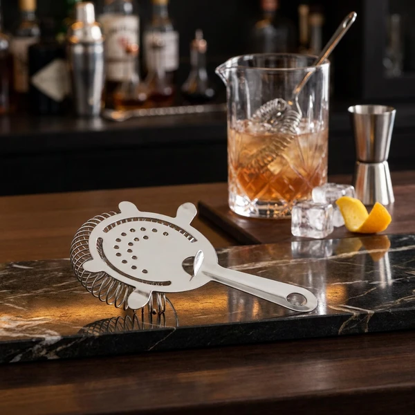 Cocktailsil med 4 ben i rustfritt stål ST0040S  color Svart