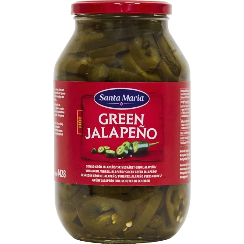 Jalapenos Grønn Skåret 23046 by SANTA M color Svart