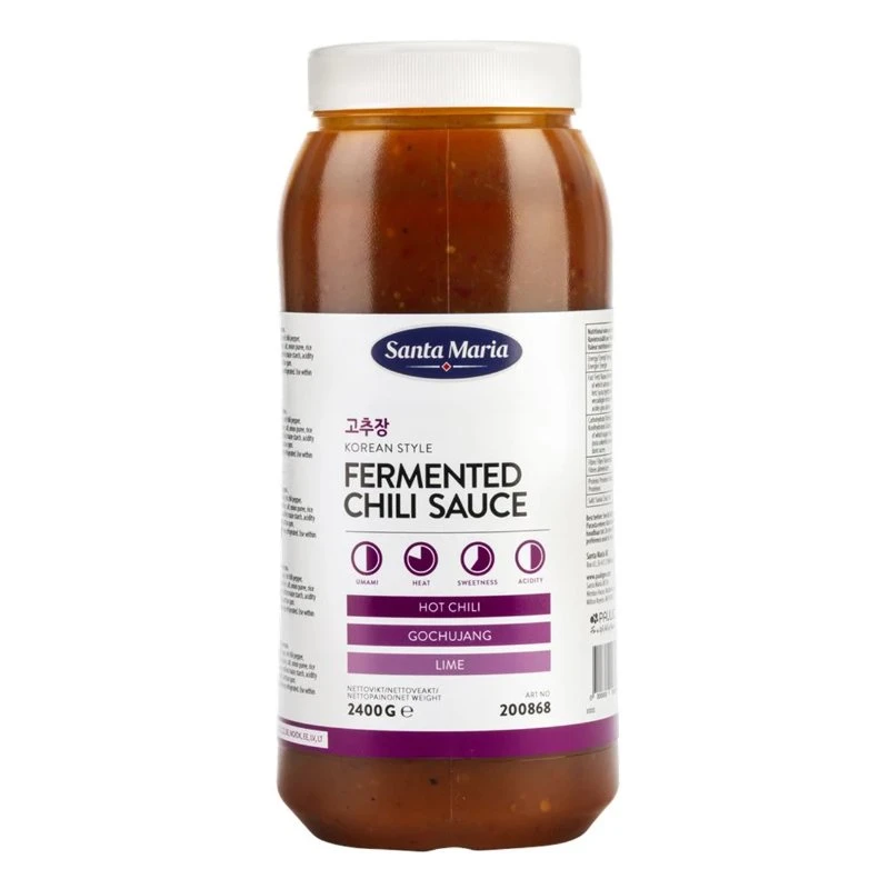 Chilisaus Fermentert Korean 363473 by SANTA M color Svart