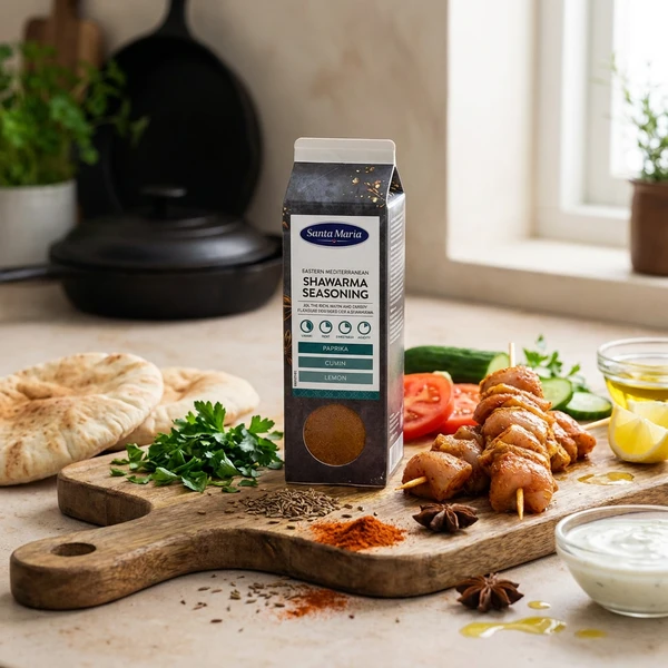 Kryddermiks Shawarma Seasoning 375993 by SANTA M color Svart