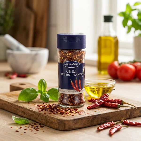 Krydder Chilipepper Red Hot Flak 291402 by SANTA M color Svart