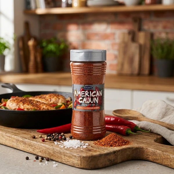 Krydder Cajun American 190G 240743 by SANTA M color Svart