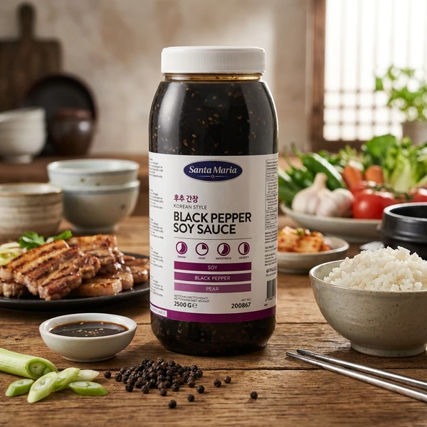 Soyasaus m/pepper koreansk 363472 by SANTA M color Svart