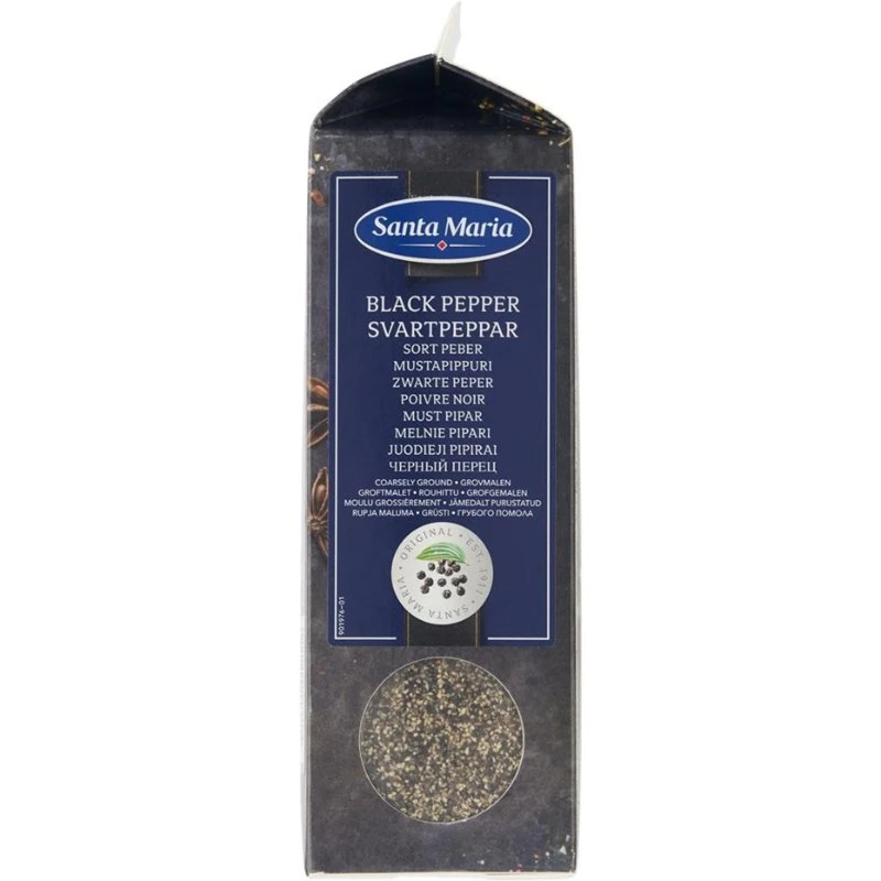 Krydder Pepper Sort Grovmalt 268902 by SANTA M color Svart