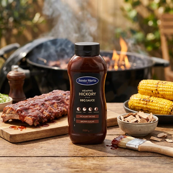 Barbecuesaus Memphis Hickory 380593 by SANTA M color Svart