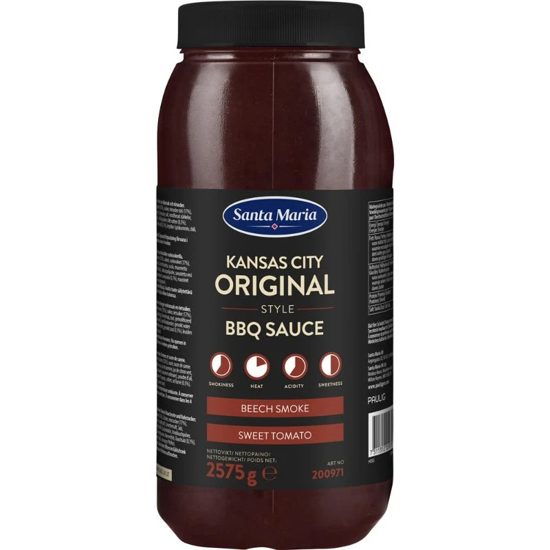 Barbecuesaus Kansas City BBQ 380595 by SANTA M color Svart