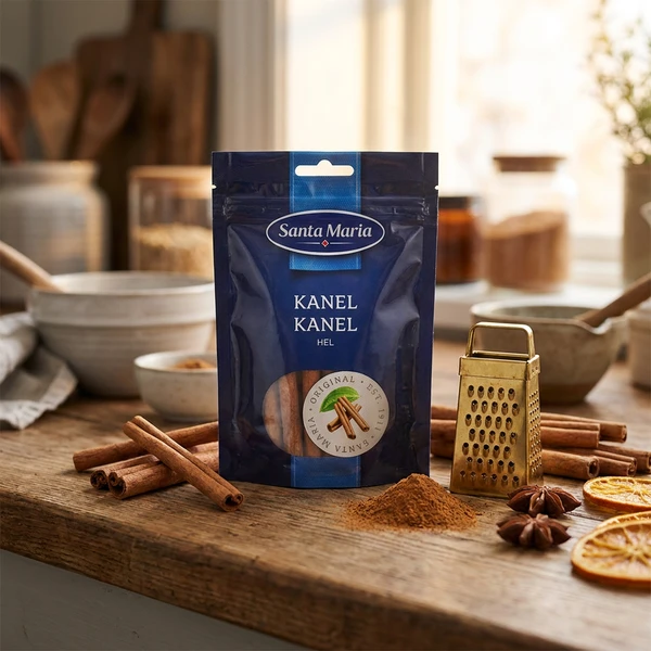 Krydder Kanel Hel 22g 265916 by SANTA M color Svart