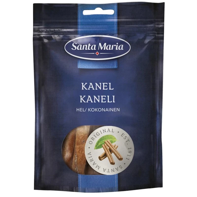 Krydder Kanel Hel 22g 265916 by SANTA M color Svart