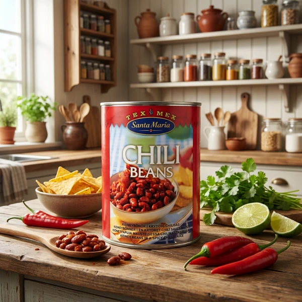 Chilibeans 400 g 205883 by SANTA M color Svart