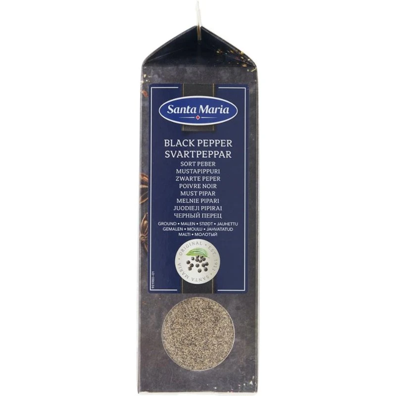 Malt sort pepper 268937 by SANTA M color Svart