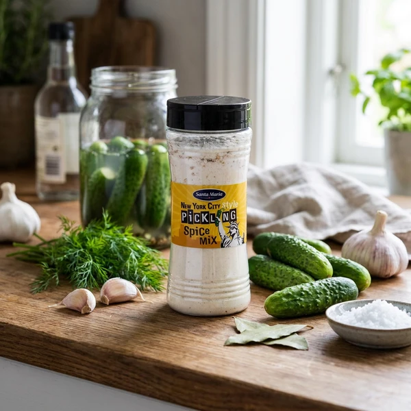 Kryddermiks Pickling Spice mix 254371 by SANTA M color Svart