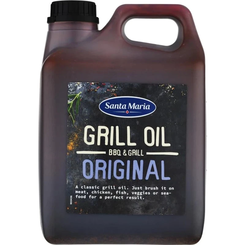 Grillolje AllRound 2,5 Liter 36998 by SANTA M color Svart