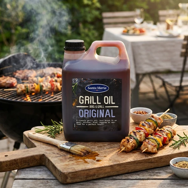 Grillolje AllRound 2,5 Liter 36998 by SANTA M color Svart