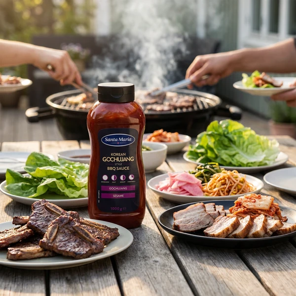 Barbecuesaus Korean Style 291768 by SANTA M color Svart