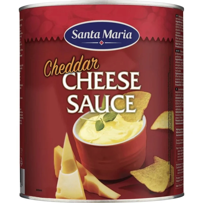Cheesesauce Cheddar 359341 by SANTA M color Svart