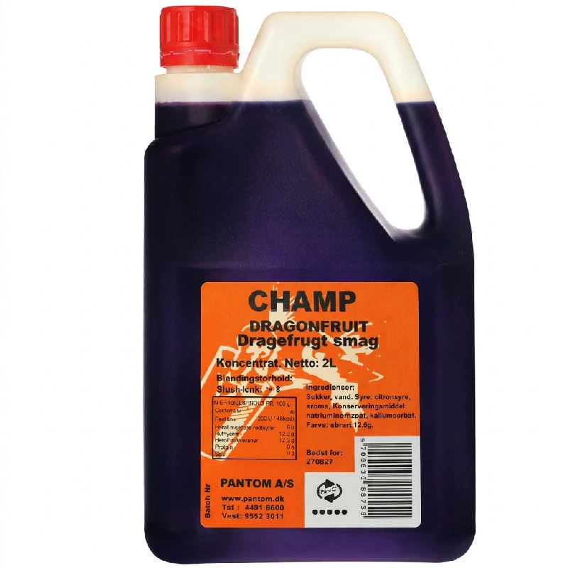 Champ SlushIce Dragefrukt 2L 2272  color Svart