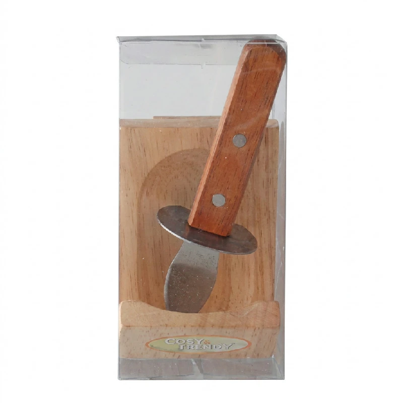 Østerskniv med treholder 8,3 cm G103E0155 by COSY & TRENDY color Svart