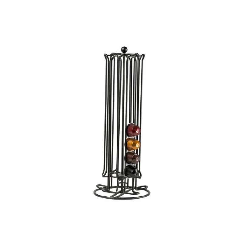 Kapselholder Roterbar Sort Metall 33,3 cm 51990000 by COSY & TRENDY color Svart