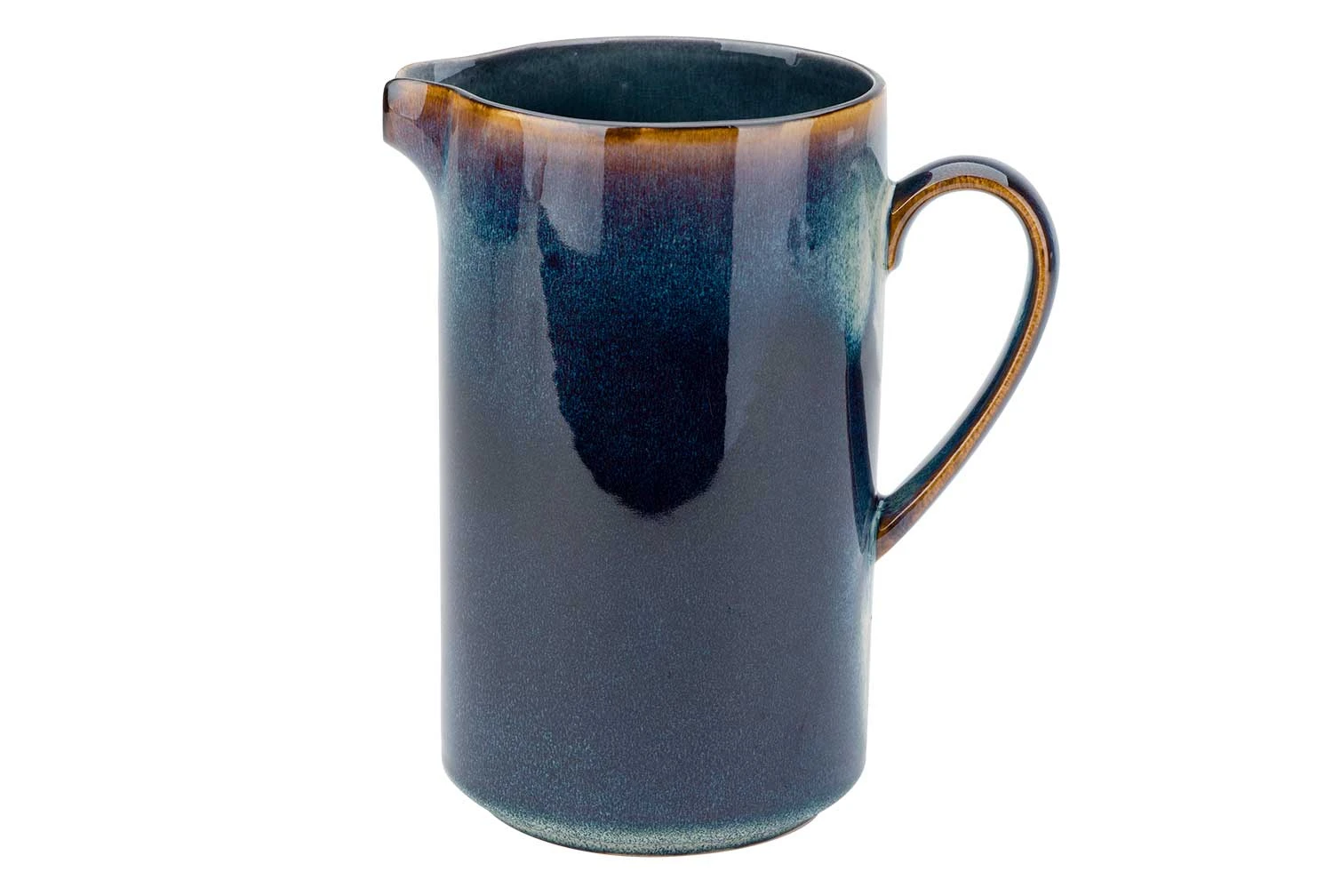 Mugge i blått porselen 1,4 L - H19,5 cm 2936195 by COSY & TRENDY color Svart