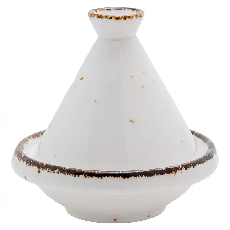 Mini Tajine Porselen Hvit Ø9cm x H9cm 1480109 by COSY & TRENDY color Svart