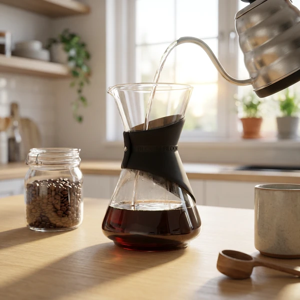 Kaffebrygger Pour-Over Glass 19cm 664180000  color Svart