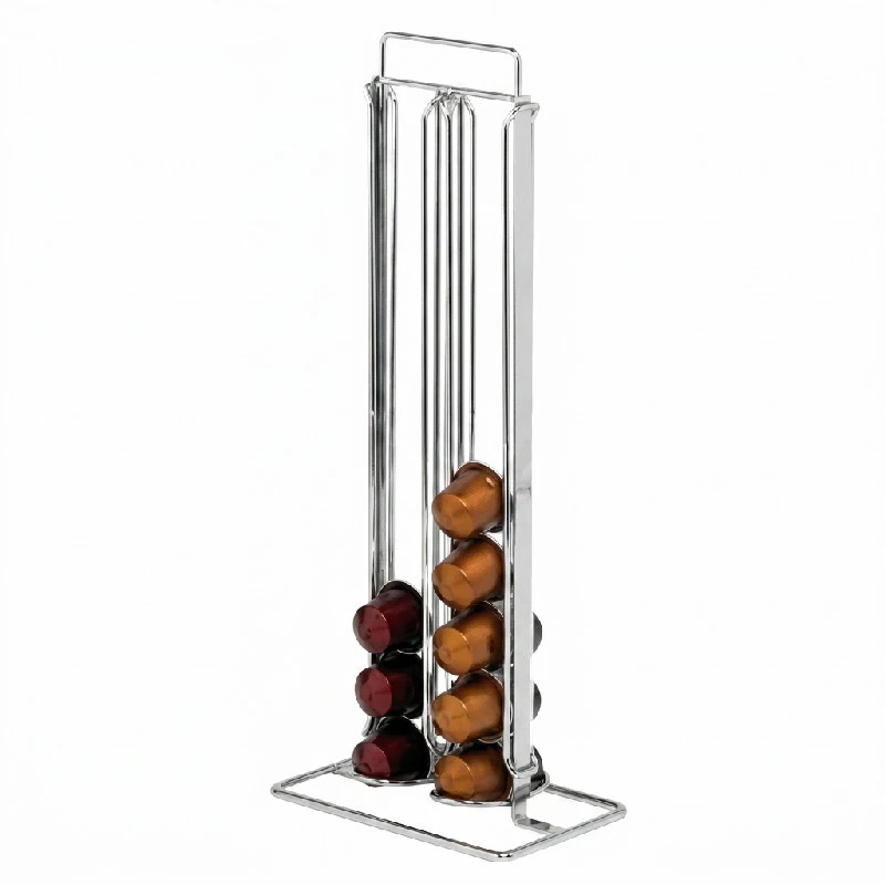 Kapselholder til 40 Kaffekapsler Metall 37cm VL4836 by COSY & TRENDY color Svart