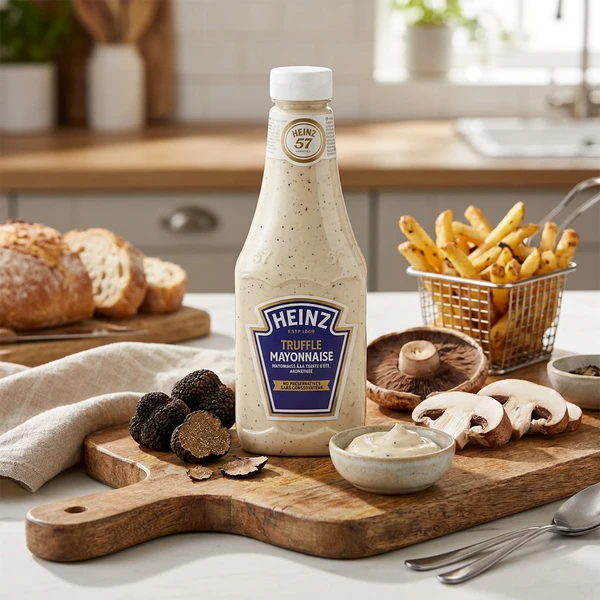 Heinz Trøffelmayo m. sommertrøffel & sopp 875 ml 337316  color Svart