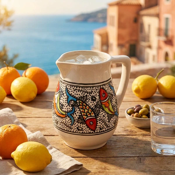 Mugge i steintøy 1,5L 5050W00 by COSY & TRENDY color Svart