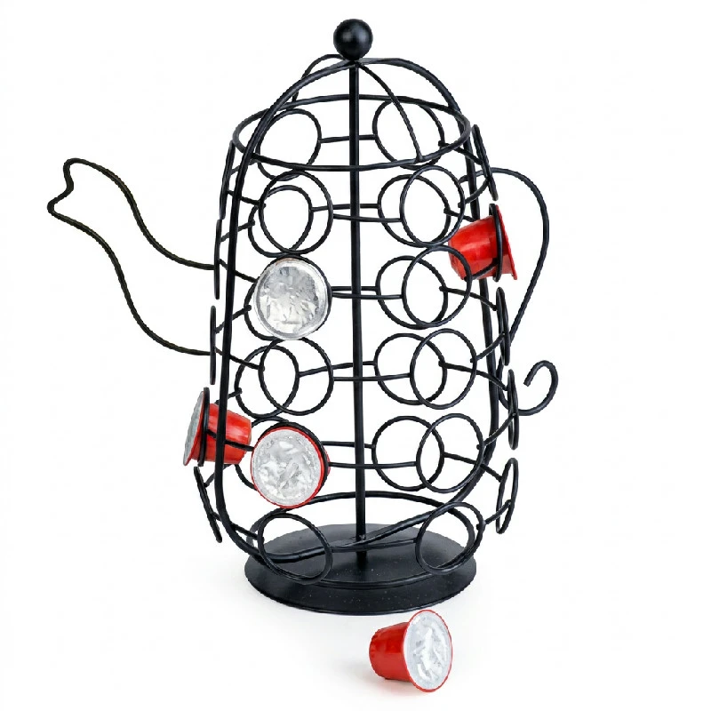 BarLife 2026 Kapselholder til 30 kapsler metall H26 cm 1120418 by COSY & TRENDY color Svart