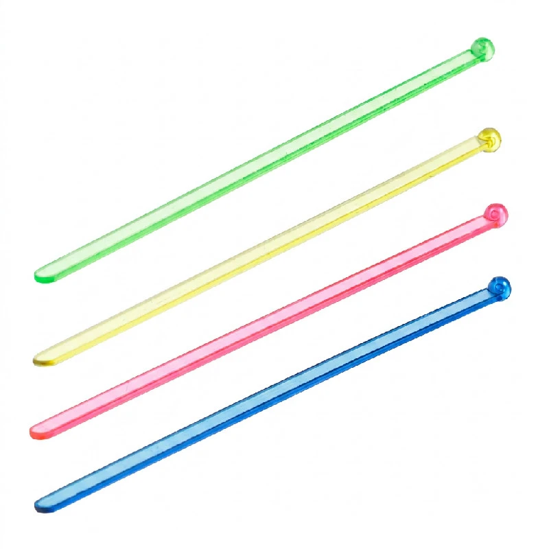 Drinkpinner Plast Assortert 16,5cm 20 stk HNC0191B by COSY & TRENDY color Svart