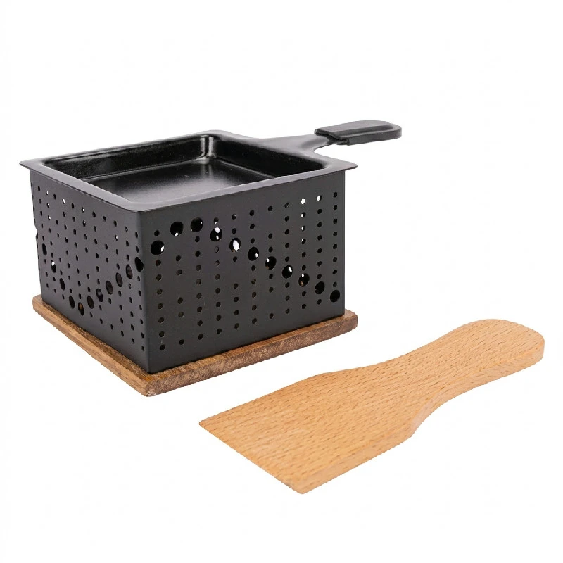 Raclette Firkantet til 1 Person 16cm 5659003 by COSY & TRENDY color Svart