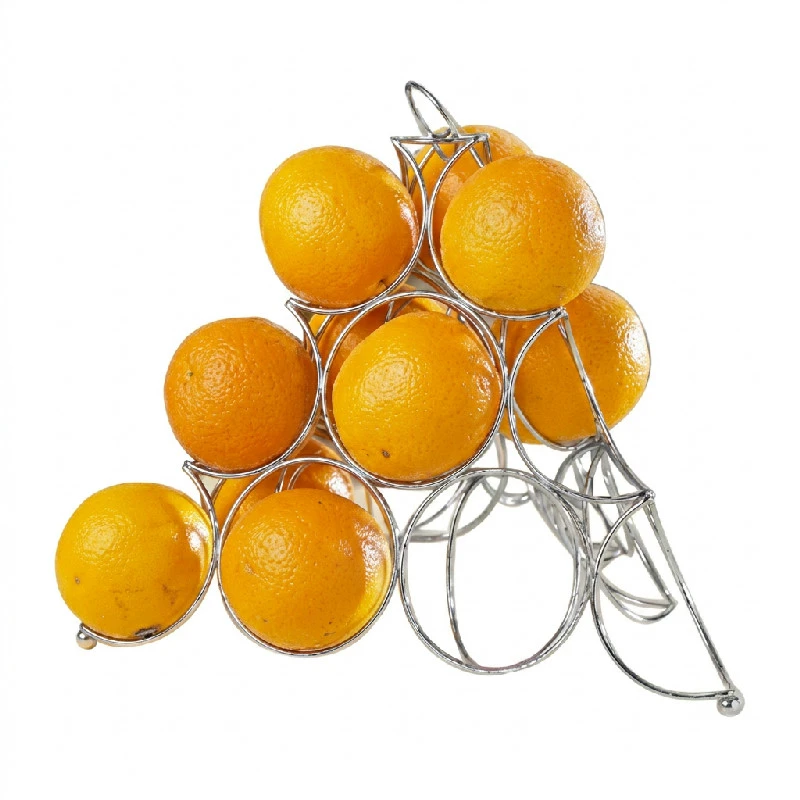 Appelsinholder Wire Rustfritt Stål 32x32x27cm CK0194 by COSY & TRENDY color Svart